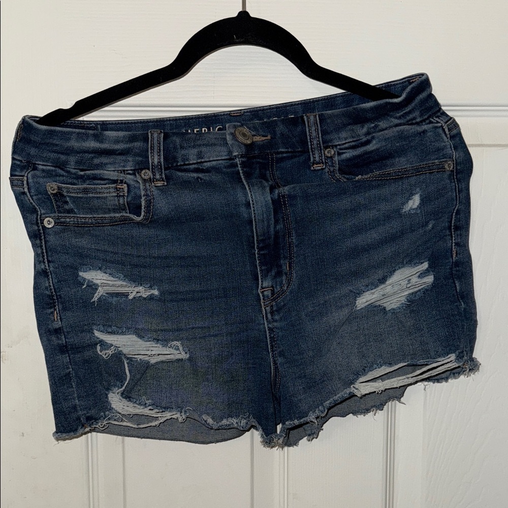 American Eagle Outfitters Dark Blue Jean Shorts
